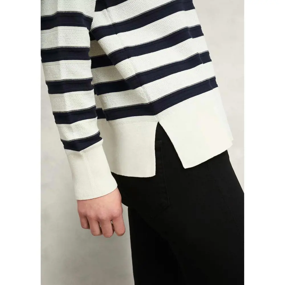 Hobbs Amoura Striped Cotton Jumper